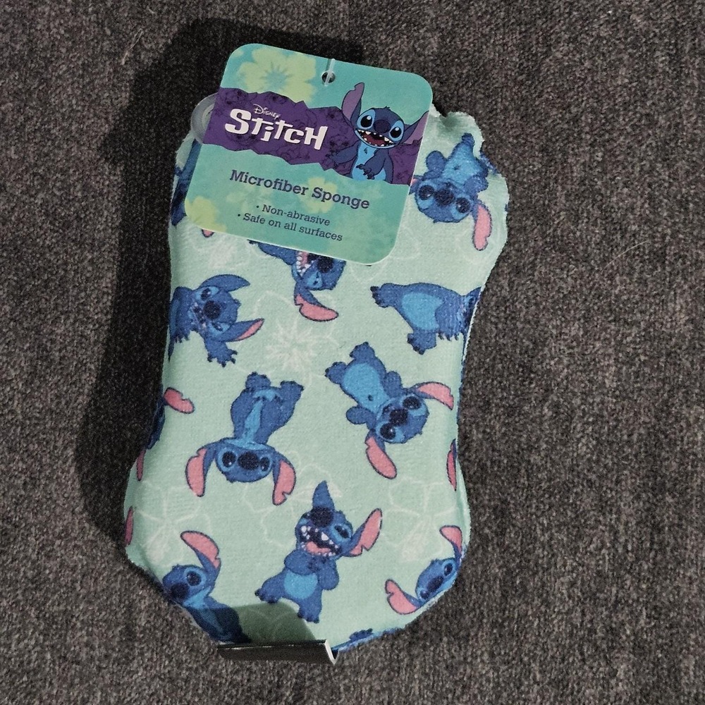 NEW Disney Stitch Microfiber Dish Sponge New Best Brands